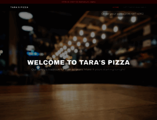 taraspizza.com screenshot