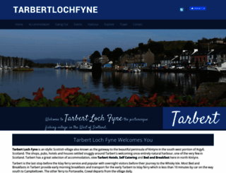 tarbertlochfyne.com screenshot