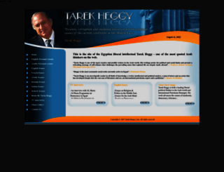 tarek-heggy.com screenshot