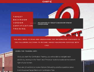 target.castretail.com screenshot