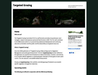targetedgrazing.wordpress.com screenshot