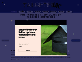 targetedsurvivors.com screenshot