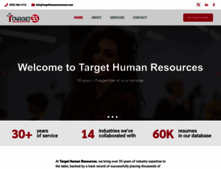 targethumanresources.com screenshot