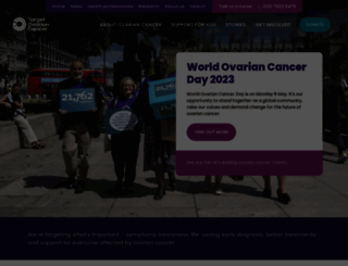 targetovariancancer.org.uk screenshot