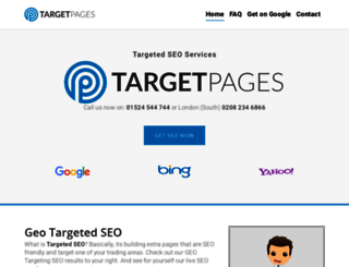 targetpages.co.uk screenshot