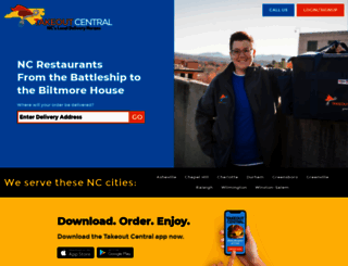 tarheeltakeout.com screenshot