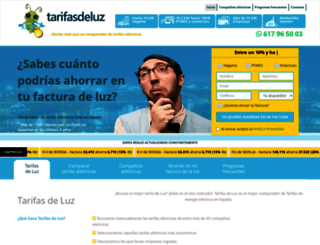 tarifasdeluz.com screenshot