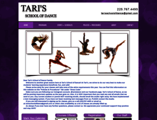 tarisdance.com screenshot