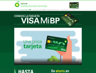 tarjetabp.es screenshot