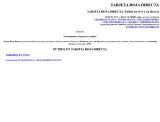 tarjetarojadirecta.net screenshot