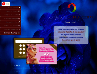 tarjetascolor.com screenshot