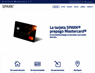 tarjetaspark.es screenshot