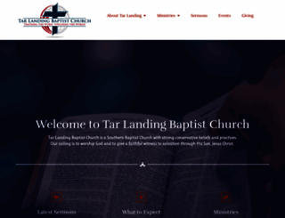 tarlandingbaptist.org screenshot