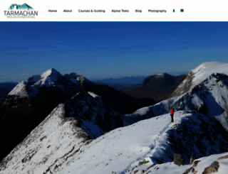 tarmachan-mountaineering.org.uk screenshot