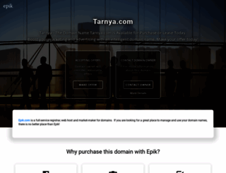 tarnya.com screenshot
