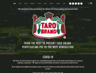 tarobrand.com screenshot