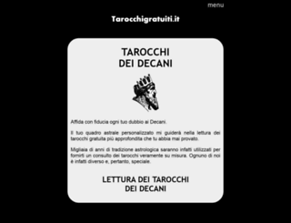 tarocchigratuiti.it screenshot