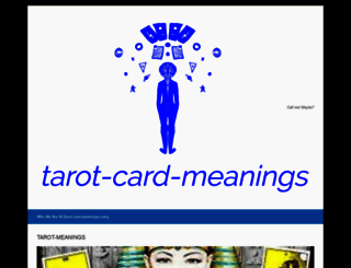 tarot-card-meanings.com screenshot