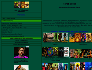 tarot-decks.de screenshot