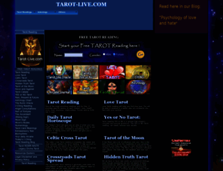 tarot-live.com screenshot
