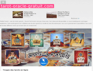 tarot-oracle-gratuit.com screenshot