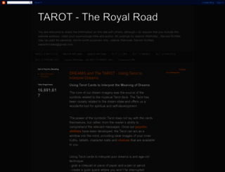 tarot-theroyalroad.blogspot.com screenshot