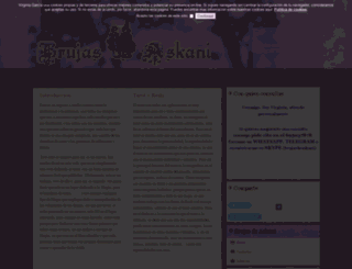 tarot.brujasdeaskani.com screenshot