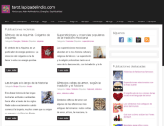 tarot.lapipadelindio.com screenshot