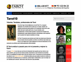tarot10.es screenshot