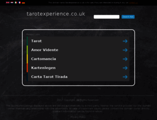 tarotexperience.co.uk screenshot