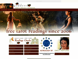 tarotgoddess.com screenshot