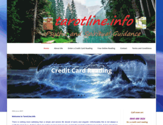 tarotline.info screenshot
