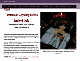 tarotsara.cz screenshot