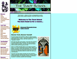 tarotschool.com screenshot