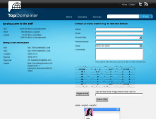tarotya.com screenshot