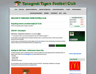tarraginditigers.com.au screenshot