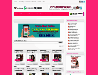 tarrieshop.com screenshot