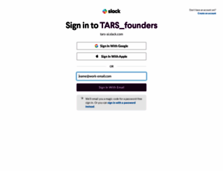 tars-ai.slack.com screenshot