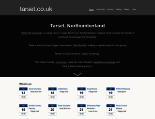 tarset.co.uk screenshot