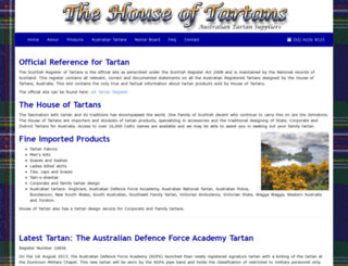 tartanhouse.com.au screenshot