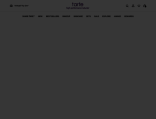 tarte.com screenshot