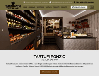 tartufiponzio.com screenshot