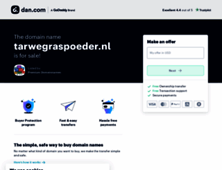 tarwegraspoeder.nl screenshot