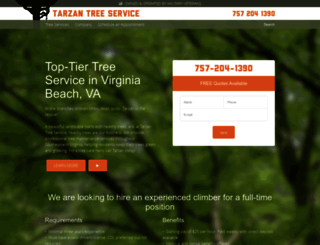 tarzantreevb.com screenshot