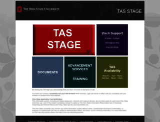 tas-stage.osu.edu screenshot