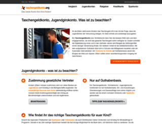 taschengeldkonto.org screenshot