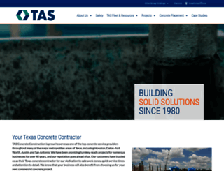 tasconcrete.com screenshot