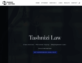 tashnizilaw.com screenshot