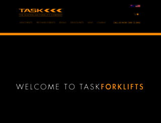 taskforklifts.com.au screenshot
