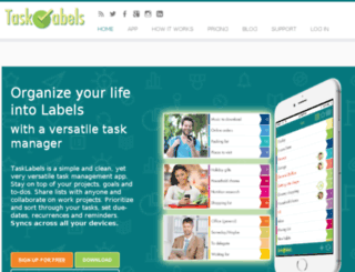 tasklabels.com screenshot